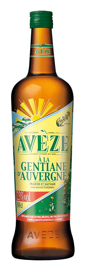 gentiane avèze 23% 100cl édition collector sérigraphiée